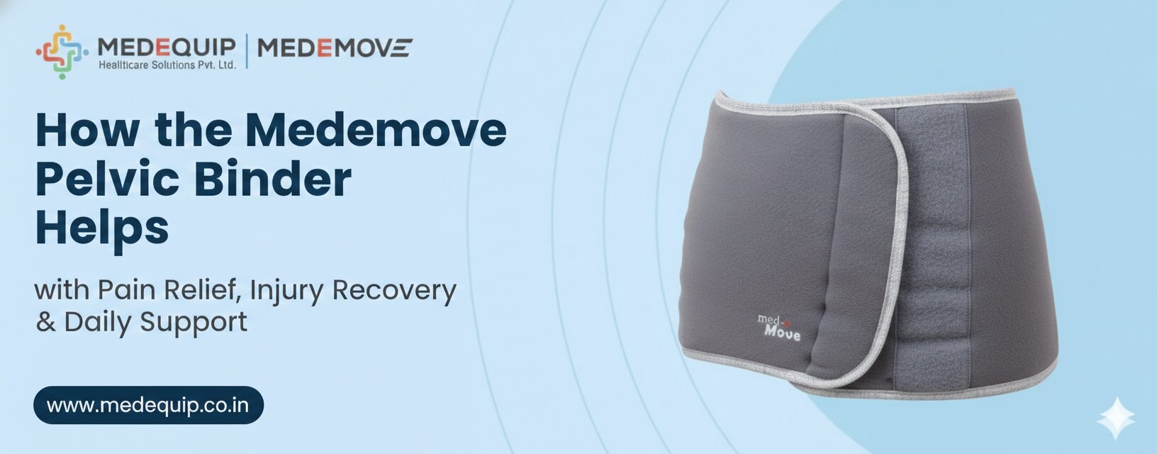 How the Medemove Pelvic Binder Helps with Pain Relief, Injury Recovery & Daily Support