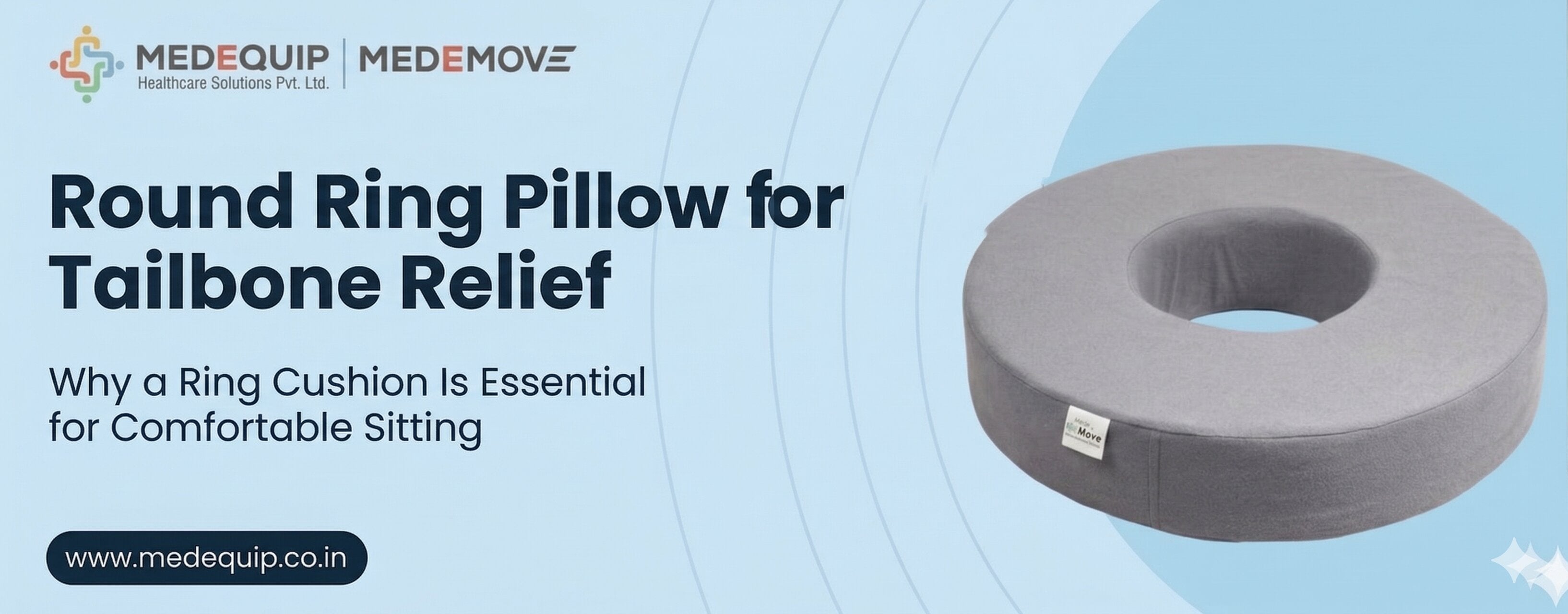 Round Ring Pillow for Tailbone Relief: Why a Ring Cushion Is Essential for Comfortable Sitting