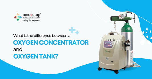 What is the difference between a oxygen concentrator and oxygen tank