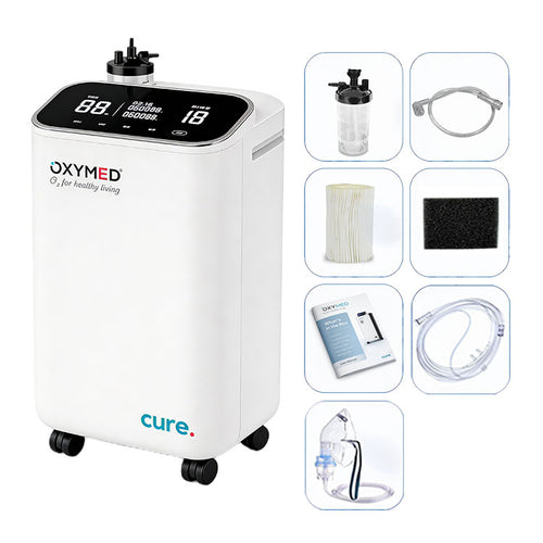 Oxymed Cure 5 LPM Oxygen Concentrator Secondary image