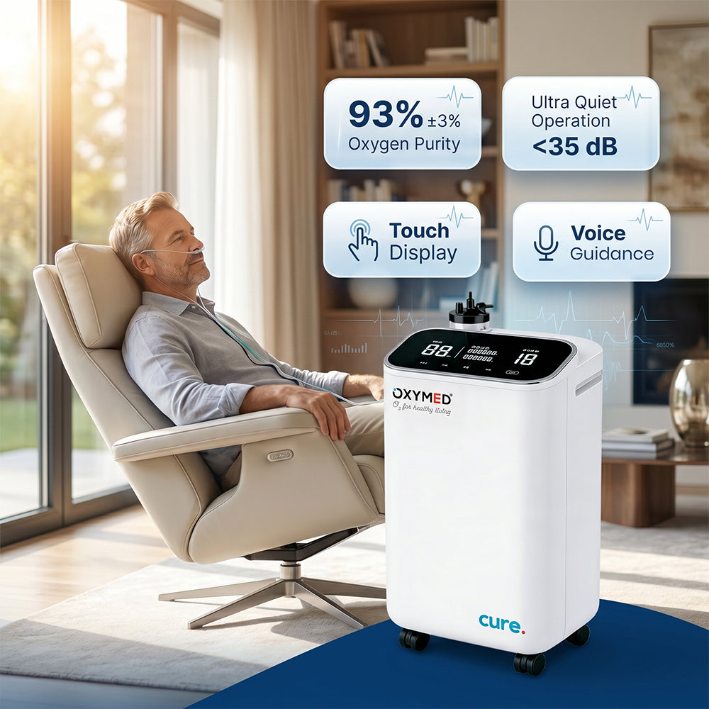 Oxymed Cure 5 LPM Oxygen Concentrator