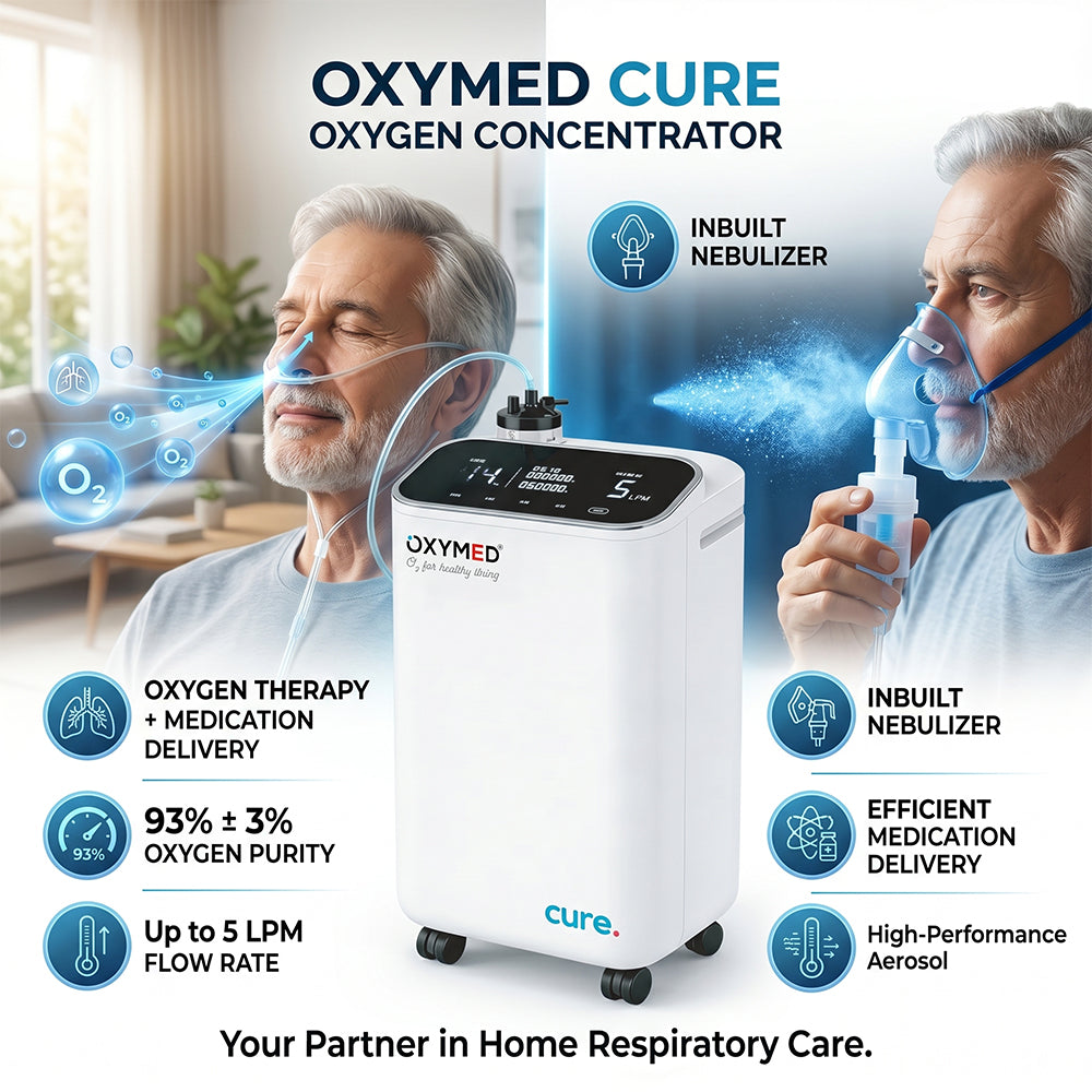Oxymed Cure 5 LPM Oxygen Concentrator