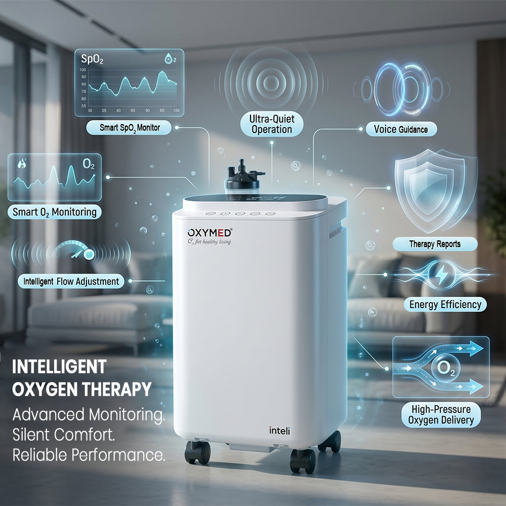 Oxymed Inteli 5 LPM Oxygen Concentrator